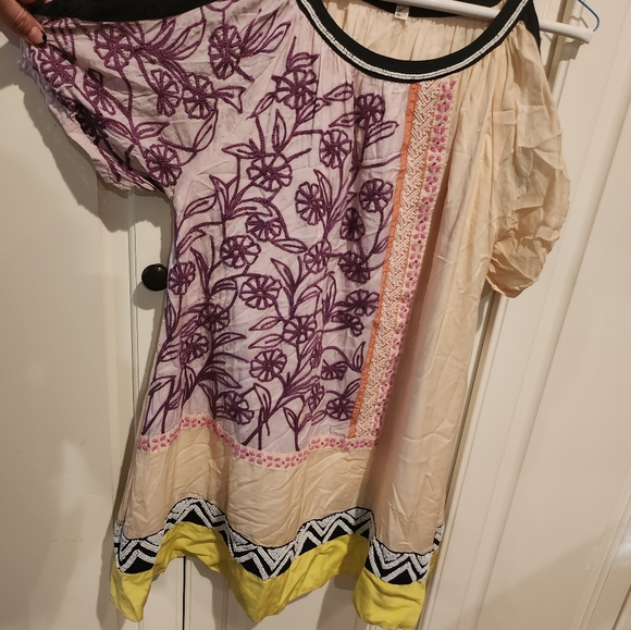 Silk Shift Dress by Leif Notes by Anthropologie - Picture 3 of 5